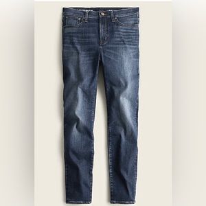 J. Crew 10" toothpick jean in Blue Waterline wash
